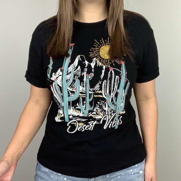 Desert Vibes Graphic Tee Black XS - Picture 5 of 6
